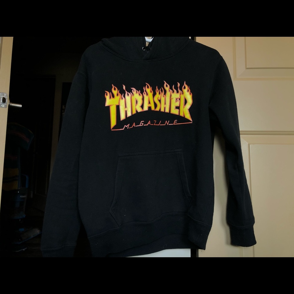Original Thrasher flames hoodie